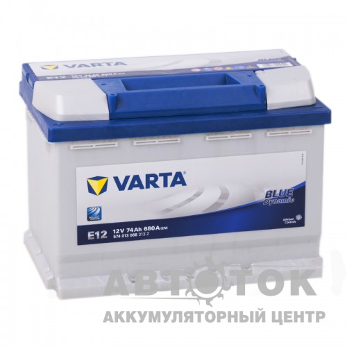 Автомобильный аккумулятор Varta Blue Dynamic E12 74L 680A