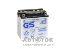 Автомобильный аккумулятор GS CB7-A YB7-A - 8 Ач 105A 136x76x136 П.П. Heavy Duty сух.зар. без компл GS YUASA