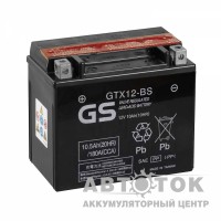 GS GTX12-BS YTX12-BS - 10 Ач 180А 151x88x131 П.П. AGM сух.зар. GS YUASA