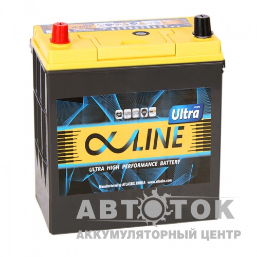 Автомобильный аккумулятор Alphaline Ultra 55B19R 50L 440A