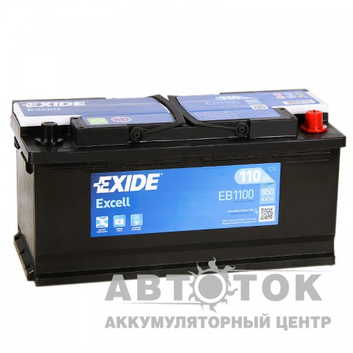 Автомобильный аккумулятор Exide Excell 110R 850A  EB1100