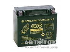 Автомобильный аккумулятор WBR MT12-18-C AGM 18 Ач 270А П.П. 175x87x155 YTX20-BS