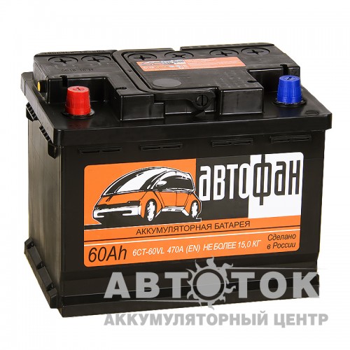 Автомобильный аккумулятор Автофан 60L 470A