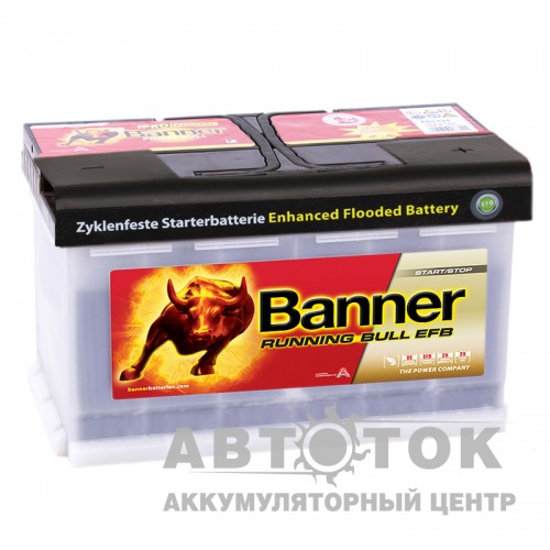 Автомобильный аккумулятор Banner Running Bull EFB Start-Stop 580 11 80R 780A