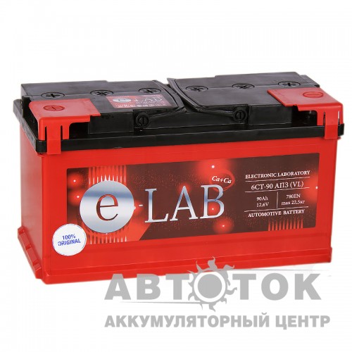 Автомобильный аккумулятор E-LAB 90L 780A