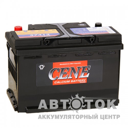 Автомобильный аккумулятор Cene 57412 74R 680A