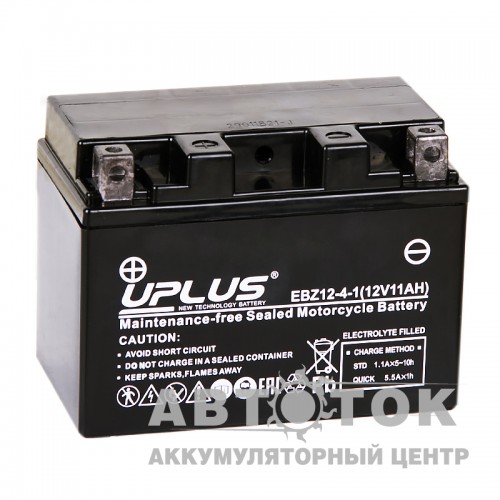 Автомобильный аккумулятор Uplus Super Start High Performance AGM 11 Ач 210А прям.пол. YTZ12S/YTX9  150x88x110 EBZ12-4-1