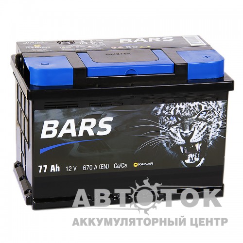 Автомобильный аккумулятор Bars 77R 670A