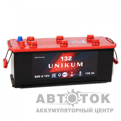 Автомобильный аккумулятор UNIKUM 132 рус 820A