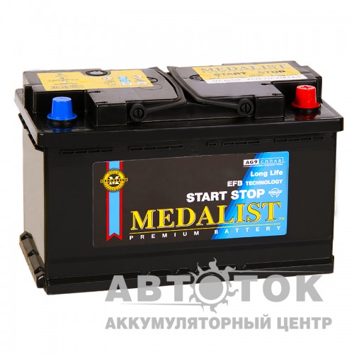 Автомобильный аккумулятор Medalist EFB 92730 85 Ач О.П. 820А