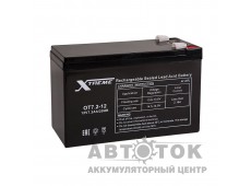 Автомобильный аккумулятор UPS Xtreme VRLA 12V 7.2 Ah OT7.2-12 151х65х94