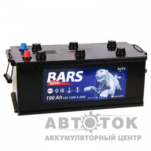 Автомобильный аккумулятор Bars 190 рус 1250A