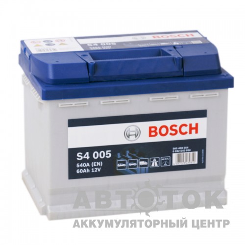 Автомобильный аккумулятор Bosch S4 005 60R 540A