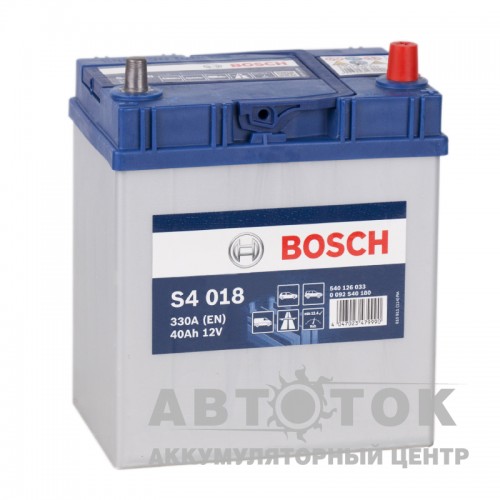 Автомобильный аккумулятор Bosch S4 018 40R 330A