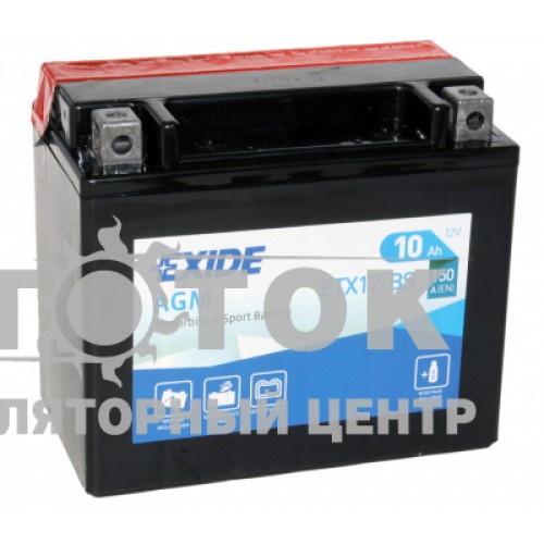 Автомобильный аккумулятор Exide AGM ETX12-BS 10 А·ч 150A