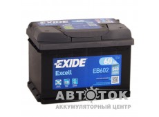 Автомобильный аккумулятор Exide Excell 60R 540A  EB602