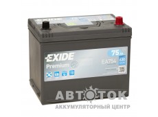 Автомобильный аккумулятор Exide Premium 75R 630А  EA754