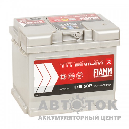 Автомобильный аккумулятор Fiamm Titanium Pro 50R низ. 520A  L1B 50P