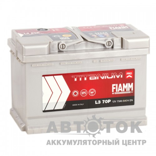 Автомобильный аккумулятор Fiamm Titanium Pro 70R 640A  L3 70P