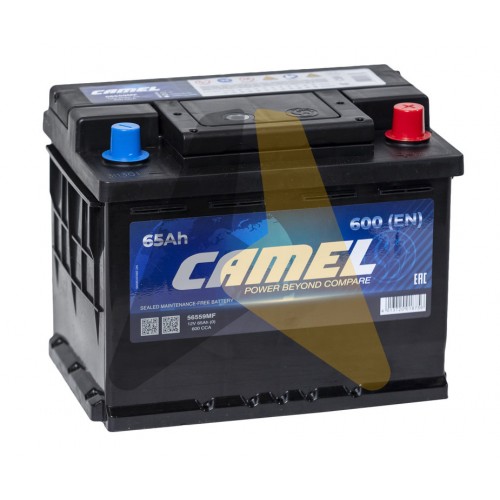 Автомобильный аккумулятор CAMEL 65L о.п. 600А