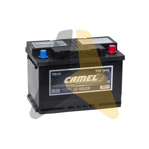 Автомобильный аккумулятор CAMEL AGM 70 о.п. 720А