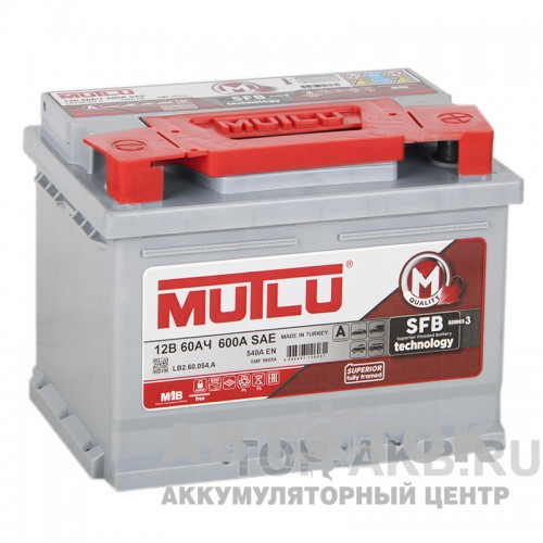 Автомобильный аккумулятор Mutlu SFB 60R 540A