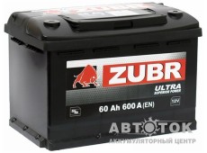 Автомобильный аккумулятор ZUBR Ultra 60R 600A