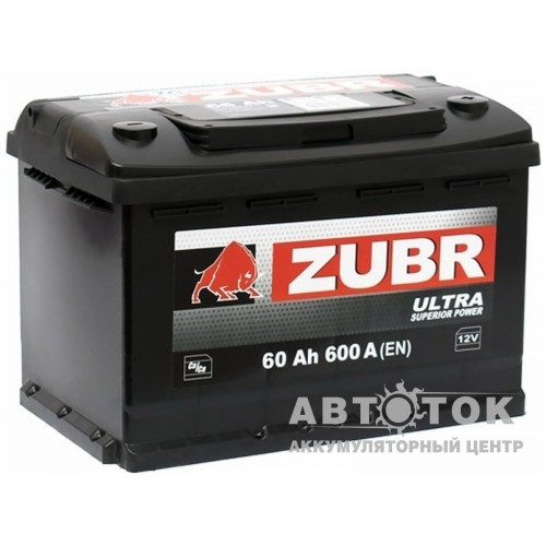 Автомобильный аккумулятор ZUBR Ultra 60R 600A