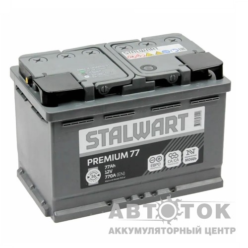 Автомобильный аккумулятор STALWART Premium 77 п.п. 770А